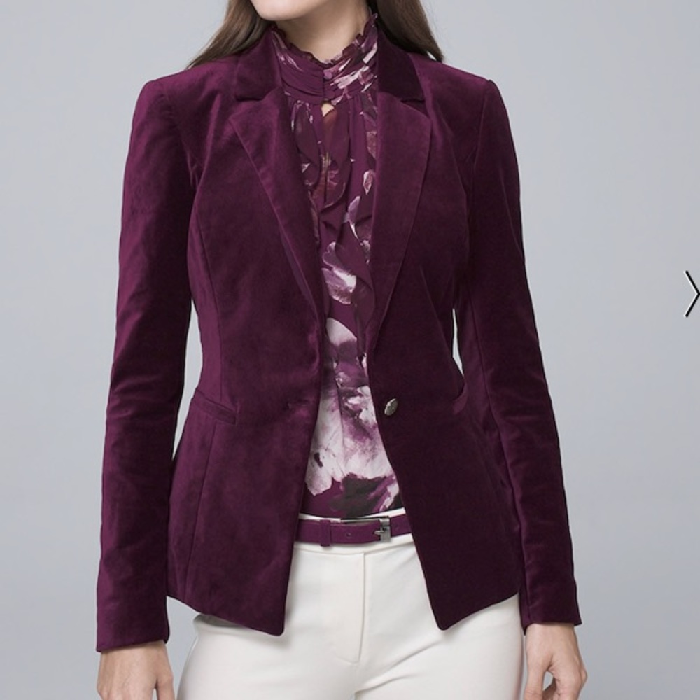 Velvet blazer | Express plum slim fit blazer🔥